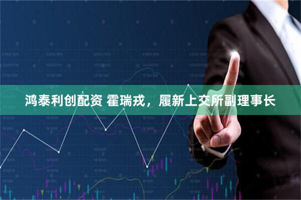 鸿泰利创配资 霍瑞戎，履新上交所副理事长