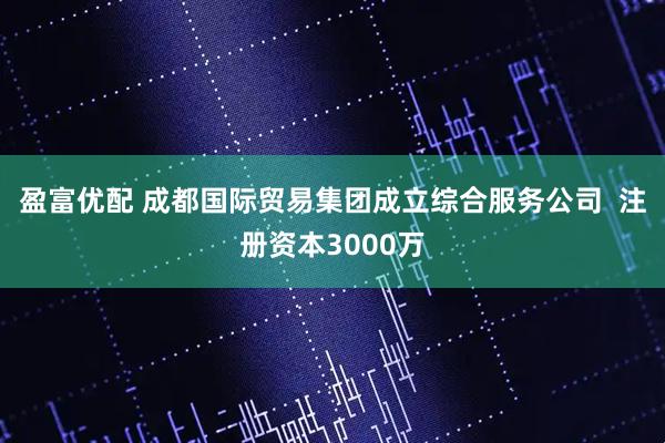 盈富优配 成都国际贸易集团成立综合服务公司  注册资本3000万