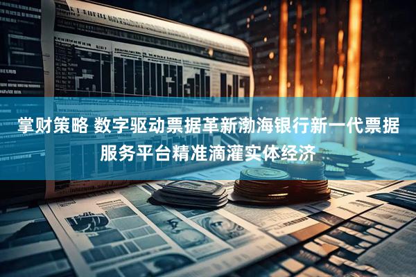 掌财策略 数字驱动票据革新渤海银行新一代票据服务平台精准滴灌实体经济